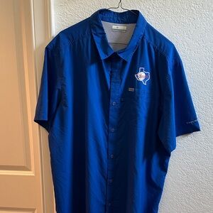 Columbia Men's Texas Rangers Button Down